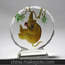 水晶彩印工艺品 精致生活与情感记忆的东方瑰宝